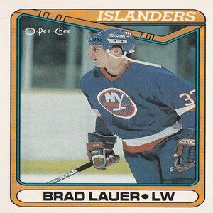 Brad Lauer - 1990 O Pee Chee Hockey Card